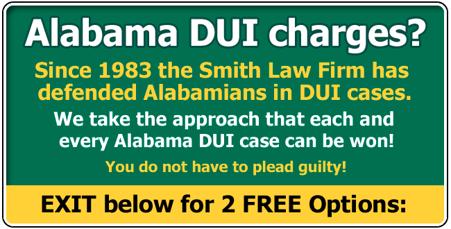 Alabama DUI Lawyer / Attorney | Driving Under the Influence in Alabama | The Smith Law Firm