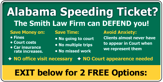 Alabama Speeding Ticket Attorney/Lawyer Reginald Smith | Alabama AL